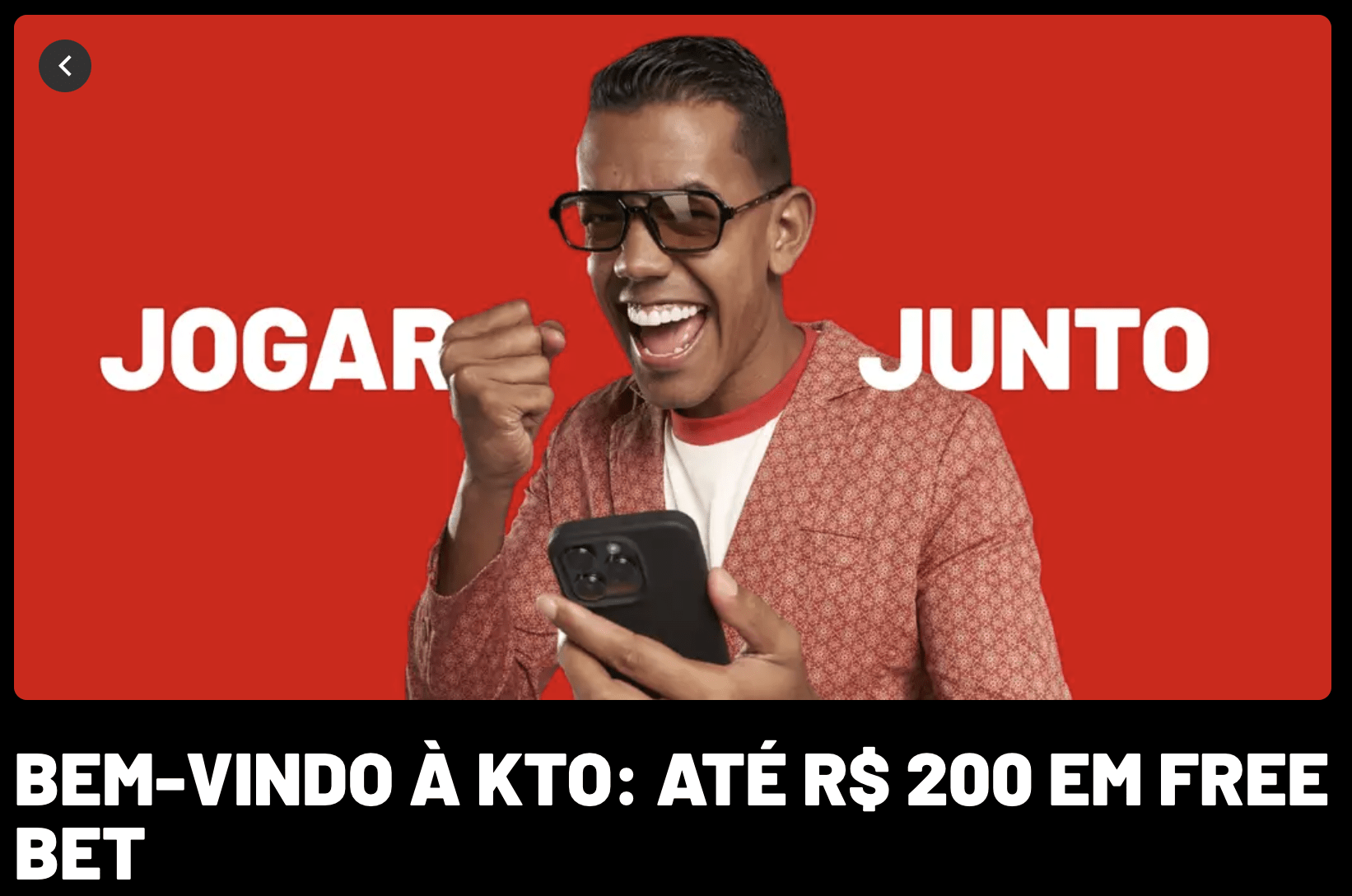 Avaliação do bonus cadastro Brazil
