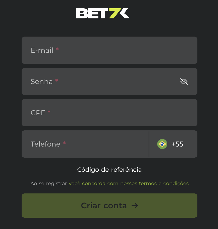 Avaliação do cassino Bet7K Avaliação do cassino Bet7K